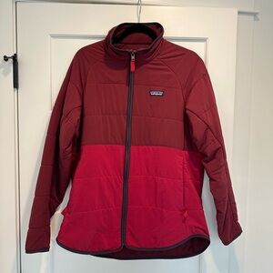 Red Patagonia Zip Up Jacket